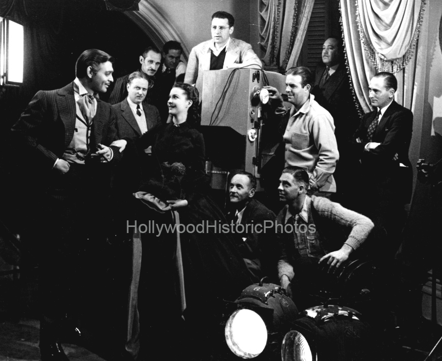Clark Gable 1939 Vivien Leigh and David O. Selznick Gone With The Wind WM.jpg